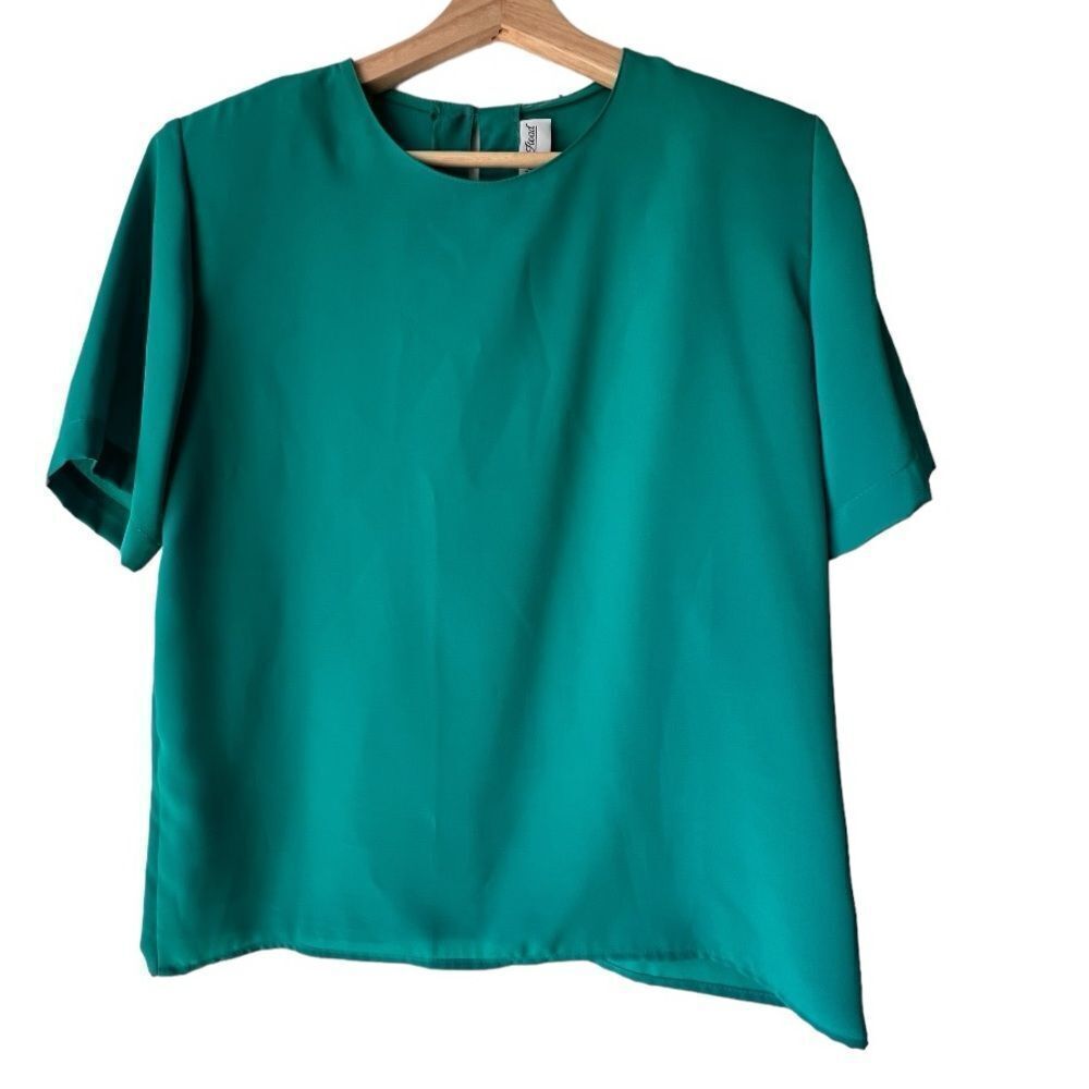 Women's Heritage Road short sleeve minimalist blouse soft top casual size XL.